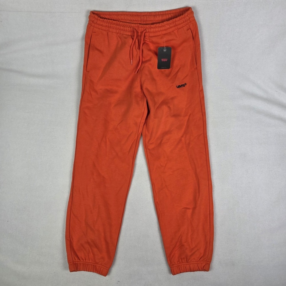 Levis Joggers Mens Medium Orange New Sweatpants Gym Workout Lounge Pants